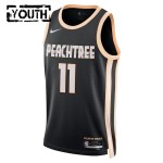 Maillot NBA Atlanta Hawks Trae Young Nike 2025-26 City Edition Noir Swingman - Enfant
